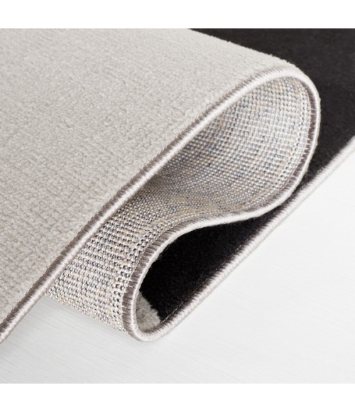 Safavieh Odyssey Grey / Black Ivory ODY824 6 ft. 7 in. X 6 ft. 7 in. Square Rug