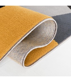 Safavieh Odyssey Grey / Gold Black ODY824 6 ft. 7 in. X 6 ft. 7 in. Square Rug