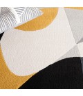 Safavieh Odyssey Grey / Gold Black ODY824 6 ft. 7 in. X 6 ft. 7 in. Square Rug