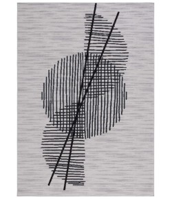 Safavieh Odyssey Grey / Black ODY830 5 ft. 3 in. X 7 ft. 6 in. Rectangle Rug