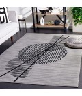 Safavieh Odyssey Grey / Black ODY830 5 ft. 3 in. X 7 ft. 6 in. Rectangle Rug