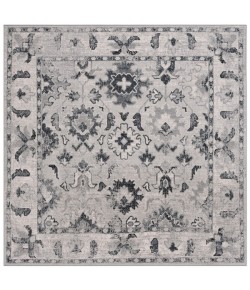 Safavieh Odyssey Grey / Black ODY850 6 ft. 7 in. X 6 ft. 7 in. Square Rug
