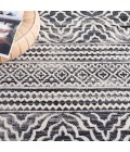 Safavieh Odyssey Black / Ivory ODY852 6 ft. 7 in. X 6 ft. 7 in. Round Rug