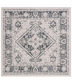Safavieh Odyssey Ivory / Grey ODY854 6 ft. 7 in. X 6 ft. 7 in. Square Rug