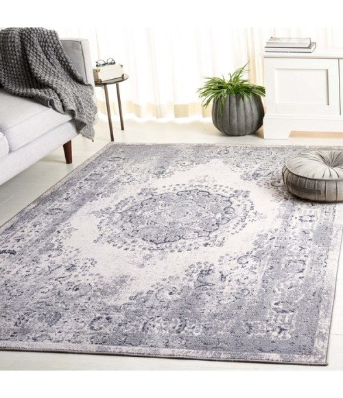 Safavieh Odyssey Grey / Ivory ODY856 5 ft. 3 in. X 7 ft. 6 in. Rectangle Rug