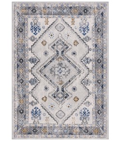 Safavieh Odyssey Grey / Blue Gold ODY858 8 ft. X 10 ft. Rectangle Rug