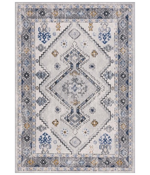 Safavieh Odyssey Grey / Blue Gold ODY858 8 ft. X 10 ft. Rectangle Rug