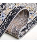 Safavieh Odyssey Dark Grey / Blue Gold ODY858 6 ft. 7 in. X 6 ft. 7 in. Square Rug