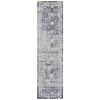 Safavieh Odyssey Grey / Navy ODY862 2 ft. 2 in. X 8 ft. Runner Rug