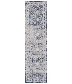 Safavieh Odyssey Grey / Navy ODY862 2 ft. 2 in. X 8 ft. Runner Rug