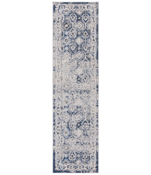 Safavieh Odyssey Grey / Navy ODY862 2 ft. 2 in. X 8 ft. Runner Rug