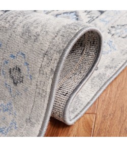 Safavieh Odyssey Grey / Light Blue ODY864 6 ft. 7 in. X 6 ft. 7 in. Round Rug