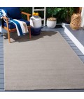 Safavieh Outdoor Micro-Loop Grey OMP101 4 ft. X 6 ft. Rectangle Rug