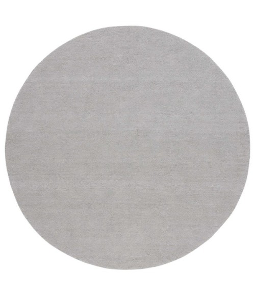 Safavieh Outdoor Micro-Loop Grey OMP101 6 ft. X 6 ft. Round Rug