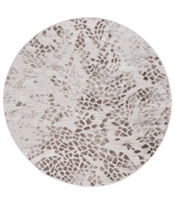 Safavieh Palma Beige / Brown PAM308 6 ft. 7 in. X 6 ft. 7 in. Round Rug
