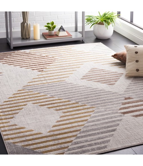 Safavieh Palma Beige / Light Grey PAM328 4 ft. 5 in. X 6 ft. 5 in. Rectangle Rug