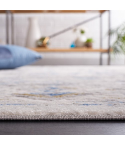 Safavieh Palma Beige / Light Blue Rug PAM332 6 ft. 7 in. X 6 ft. 7 in. Square - Rugs Town Safavieh Palma Beige / Light Blue PAM332 6 ft. 7 in. X 6 ft. 7 in. Square Rug