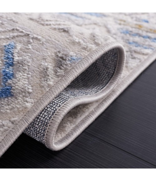 Safavieh Palma Beige / Light Blue Rug PAM332 6 ft. 7 in. X 6 ft. 7 in. Square - Rugs Town Safavieh Palma Beige / Light Blue PAM332 6 ft. 7 in. X 6 ft. 7 in. Square Rug