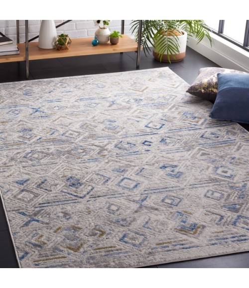 Safavieh Palma Beige / Light Blue Rug PAM332 6 ft. 7 in. X 6 ft. 7 in. Square - Rugs Town Safavieh Palma Beige / Light Blue PAM332 6 ft. 7 in. X 6 ft. 7 in. Square Rug