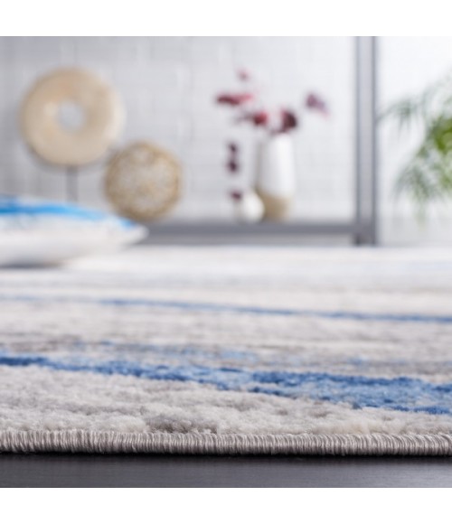 Safavieh Palma Beige / Light Blue PAM334 6 ft. 7 in. X 6 ft. 7 in. Square Rug