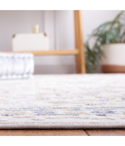 Safavieh Palma Beige / Light Blue PAM336 3 ft. X 3 ft. Round Rug