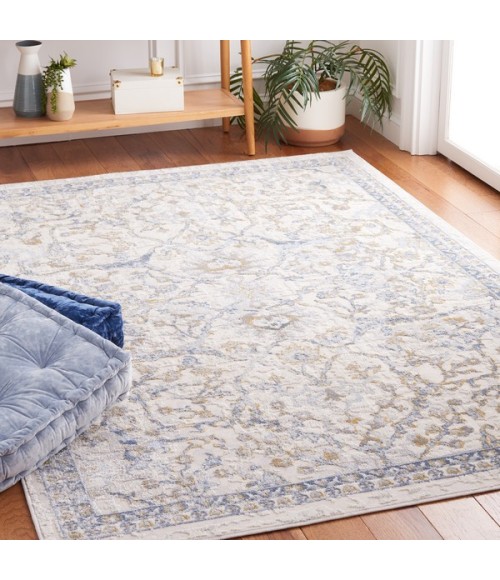 Safavieh Palma Beige / Light Blue PAM336 6 ft. 7 in. X 6 ft. 7 in. Square Rug
