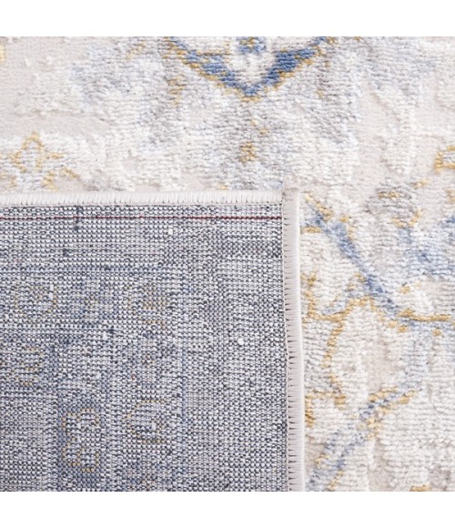 Safavieh Palma Beige / Light Blue PAM336 6 ft. 7 in. X 6 ft. 7 in. Square Rug
