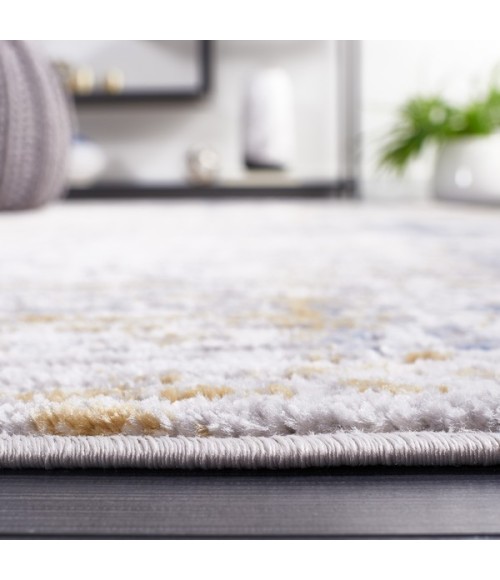 Safavieh Palma Beige / Light Blue PAM338 6 ft. 7 in. X 6 ft. 7 in. Round Rug