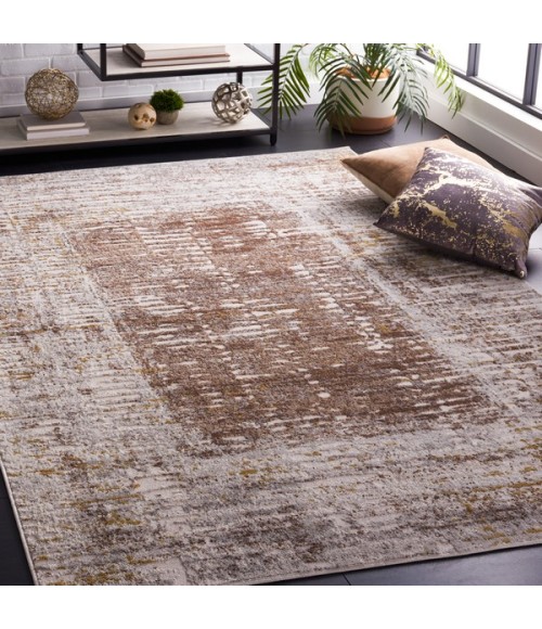 Safavieh Palma Beige / Brown PAM344 9 ft. X 12 ft. Rectangle Rug