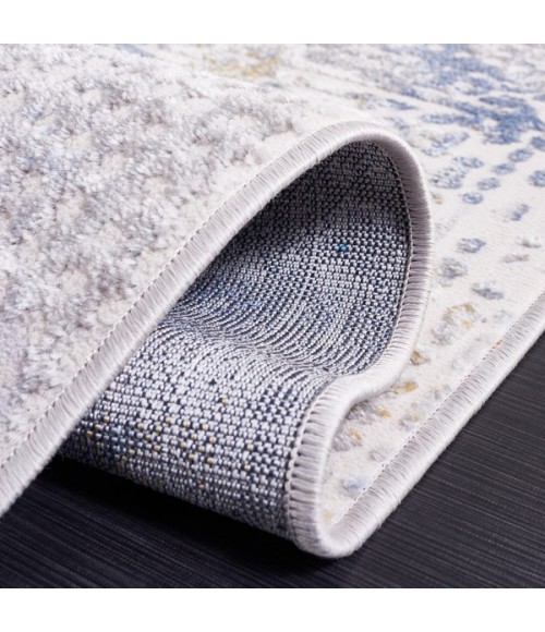 Safavieh Palma Beige / Light Blue Rug PAM346 6 ft. 7 in. X 6 ft. 7 in. Square - Rugs Town Safavieh Palma Beige / Light Blue PAM346 6 ft. 7 in. X 6 ft. 7 in. Square Rug