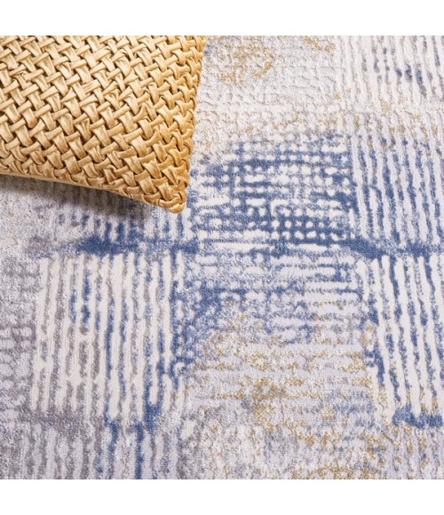 Safavieh Palma Beige / Light Blue PAM350 2 ft. 2 in. X 9 ft. Runner Rug