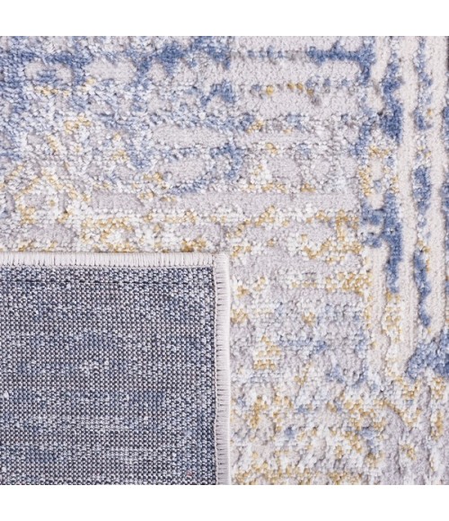 Safavieh Palma Beige / Light Blue PAM350 2 ft. 2 in. X 9 ft. Runner Rug