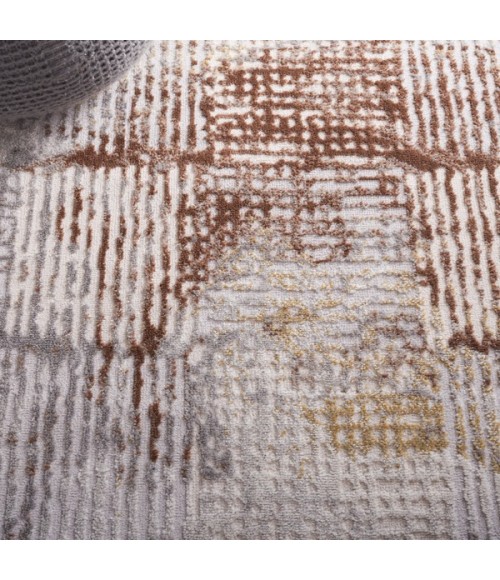 Safavieh Palma Beige / Brown PAM350 5 ft. 5 in. X 7 ft. 7 in. Rectangle Rug