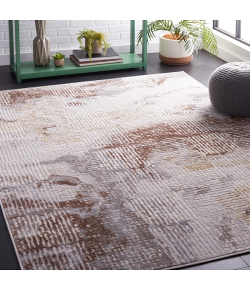 Safavieh Palma Beige / Brown PAM350 5 ft. 5 in. X 7 ft. 7 in. Rectangle Rug