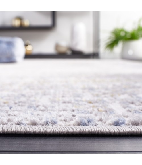 Safavieh Palma Beige / Light Blue PAM356 6 ft. 7 in. X 6 ft. 7 in. Round Rug