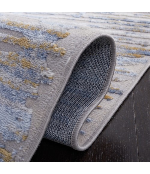 Safavieh Palma Grey / Blue Rug PAM360 6 ft. 7 in. X 6 ft. 7 in. Square - Rugs Town Safavieh Palma Grey / Blue PAM360 6 ft. 7 in. X 6 ft. 7 in. Square Rug