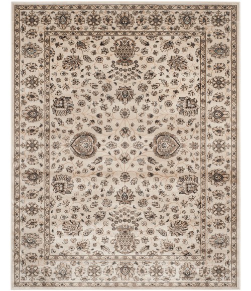 Safavieh Persian Garden Ivory / Ivory PEG610 4 ft. X 5 ft. 3 in. Rectangle Rug