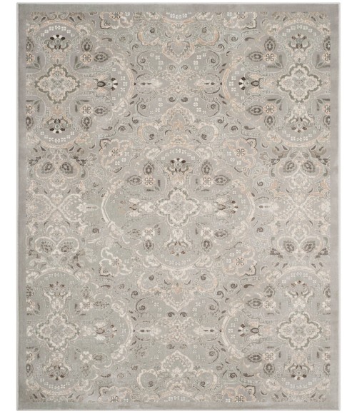 Safavieh Persian Garden Silver / Beige PEG614 6 ft. 7 in. X 9 ft. 6 in. Rectangle Rug