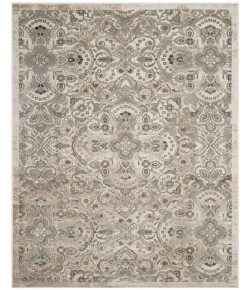 Safavieh Persian Garden Cream / Silver PEG614 6 ft. 7 in. X 9 ft. 6 in. Rectangle Rug