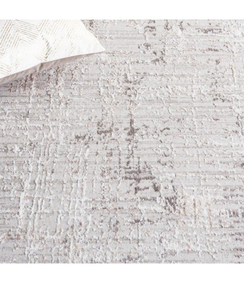Safavieh Parker Taupe / Ivory Grey PRK100 4 ft. X 6 ft. Rectangle Rug