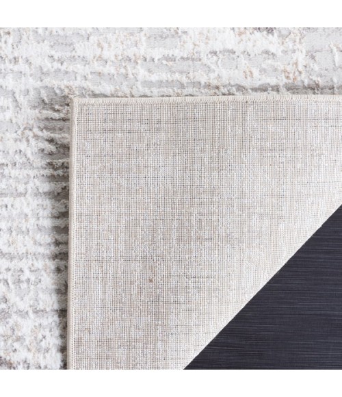 Safavieh Parker Taupe / Ivory Grey PRK100 4 ft. X 6 ft. Rectangle Rug