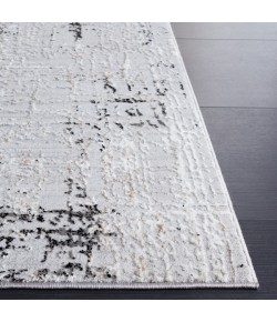 Safavieh Parker Light Grey / Black PRK100 4 ft. X 6 ft. Rectangle Rug