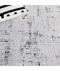 Safavieh Parker Light Grey / Black PRK100 4 ft. X 6 ft. Rectangle Rug