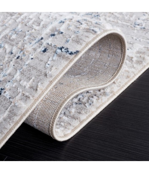 Safavieh Parker Taupe / Grey Blue PRK100 4 ft. X 6 ft. Rectangle Rug