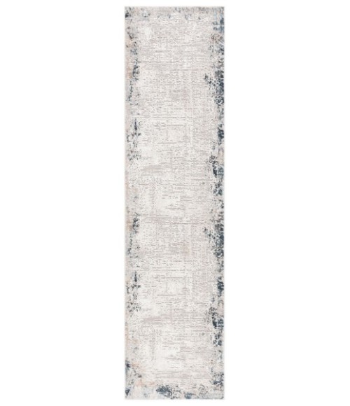 Safavieh Parker Taupe / Ivory Blue PRK101 2 ft. X 8 ft. Runner Rug