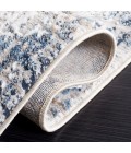 Safavieh Parker Taupe / Ivory Blue PRK101 6 ft. 7 in. X 6 ft. 7 in. Square Rug