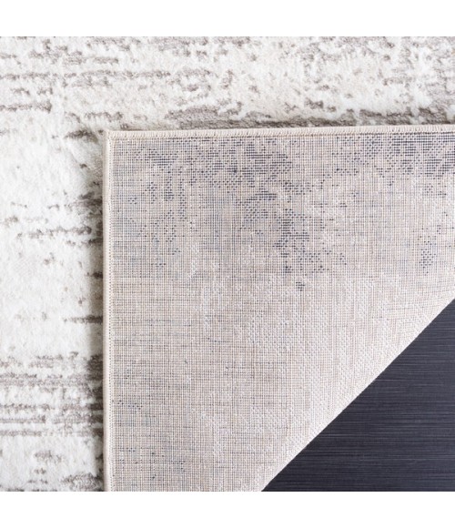 Safavieh Parker Taupe / Ivory Blue PRK101 6 ft. 7 in. X 6 ft. 7 in. Square Rug