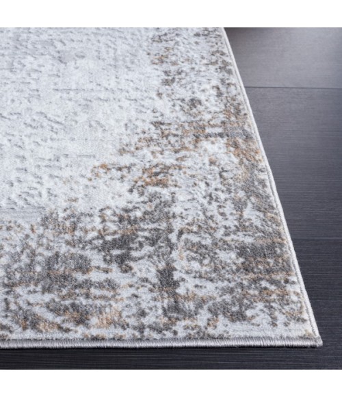 Safavieh Parker Grey / Ivory PRK101 6 ft. 7 in. X 6 ft. 7 in. Square Rug