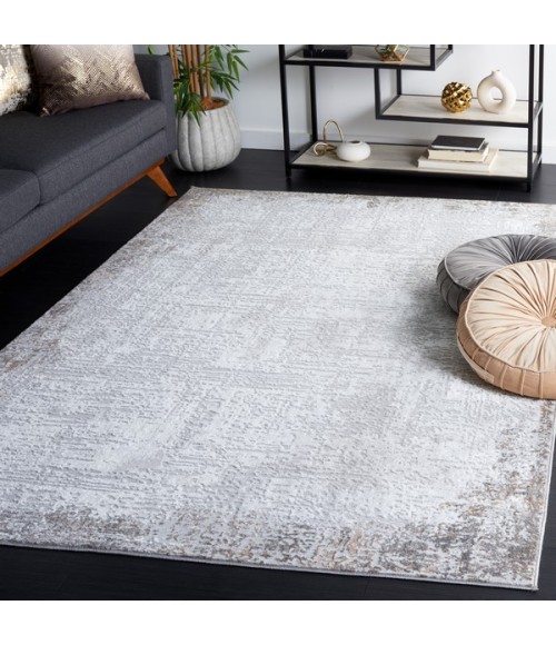 Safavieh Parker Grey / Ivory PRK101 4 ft. X 6 ft. Rectangle Rug