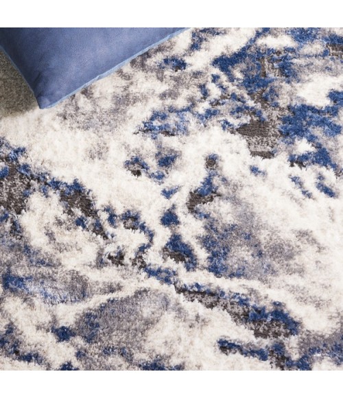 Safavieh Petra Ivory / Blue PTA104 5 ft. 3 in. X 7 ft. 7 in. Rectangle Rug